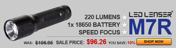 LED LENSER M7R - Only $96.26!